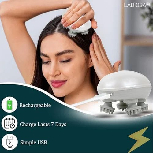 "LuxuraScalp™ Rechargeable Scalp Massager – Ultimate Relaxation & Revitalization"