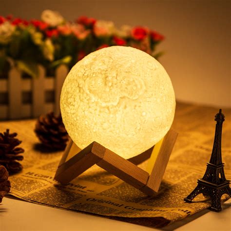 "LunaGlow™ Premium Moon Lamp – A Realistic, Magical Glow"