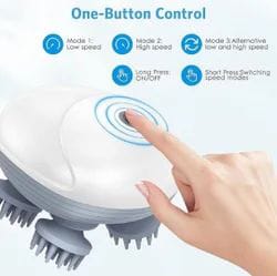 "LuxuraScalp™ Rechargeable Scalp Massager – Ultimate Relaxation & Revitalization"