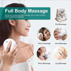 "LuxuraScalp™ Rechargeable Scalp Massager – Ultimate Relaxation & Revitalization"