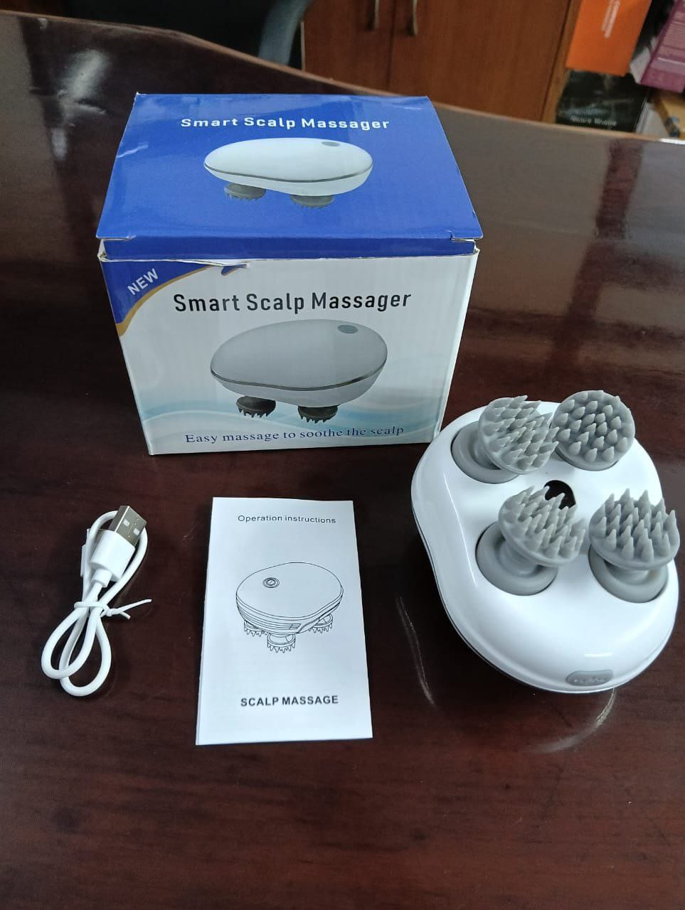 "LuxuraScalp™ Rechargeable Scalp Massager – Ultimate Relaxation & Revitalization"